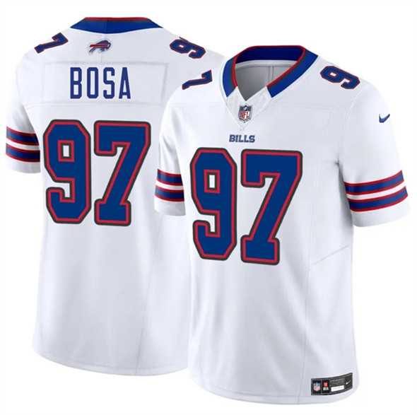 Men & Women & Youth Buffalo Bills #97 Joey Bosa White 2025 F.U.S.E. Vapor Untouchable Limited Stitched Jersey->buffalo bills->NFL Jersey